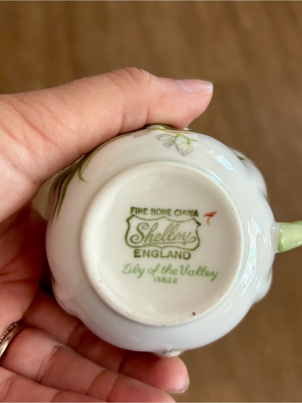 Shelley Lily of the Valley 13822 Tea Trio Bone China - Picture 4 of 9
